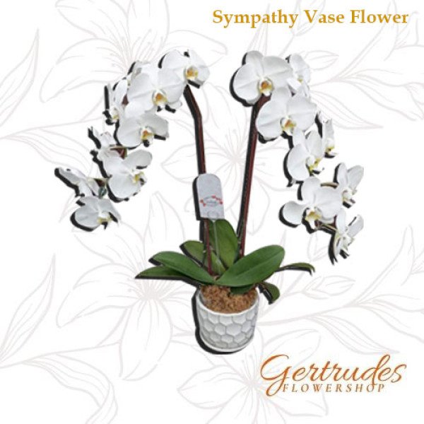 SYMPATHY VASE FLOWER